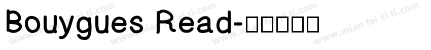 Bouygues Read字体转换